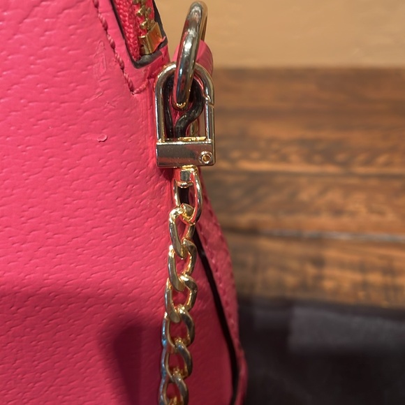 Kate Spade Sadie Pink Pebbled Leather Satchel/Crossbody Bag - Picture 3 of 11